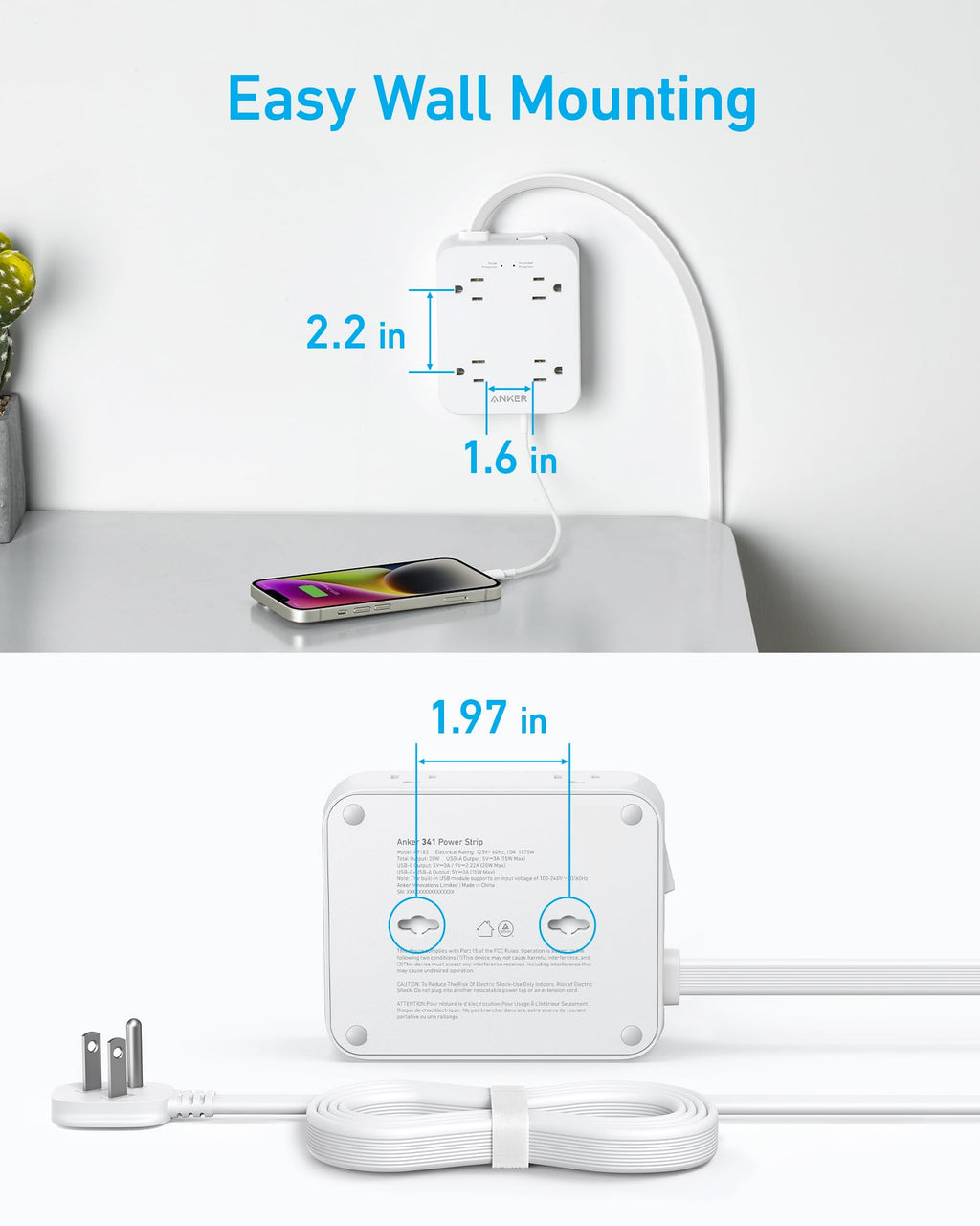 Anker 341 USB Power Strip