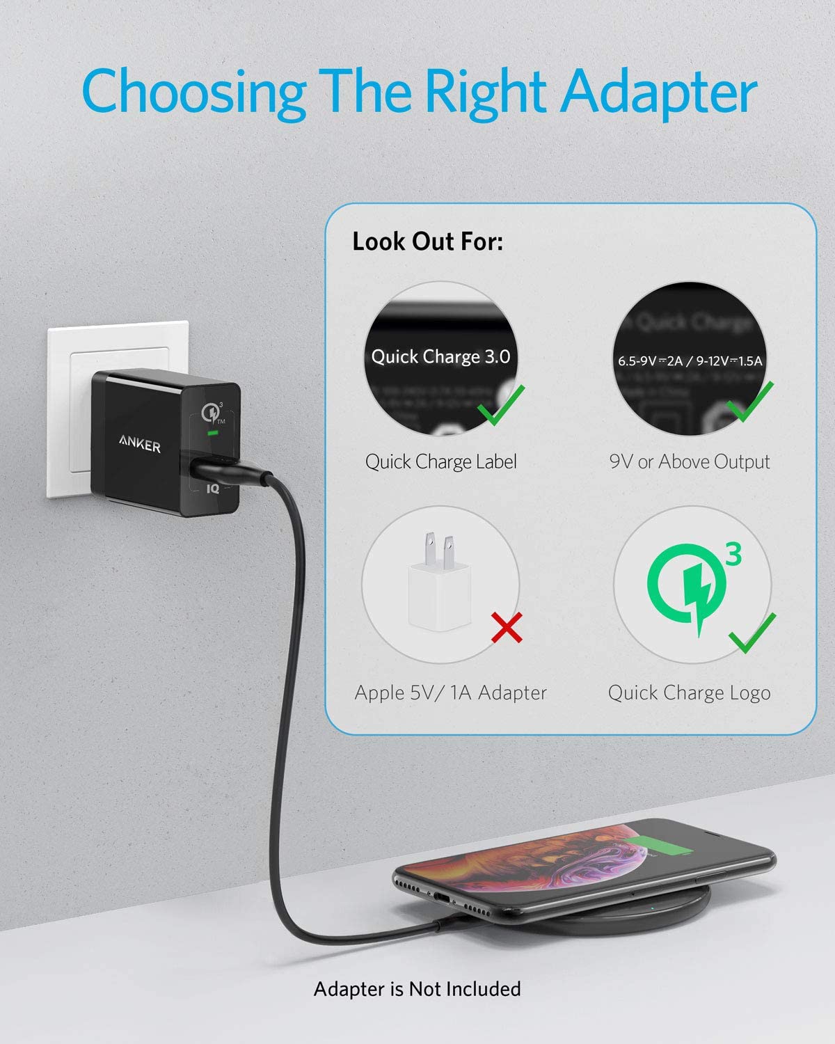 Anker 313 Wireless Charger (Pad)