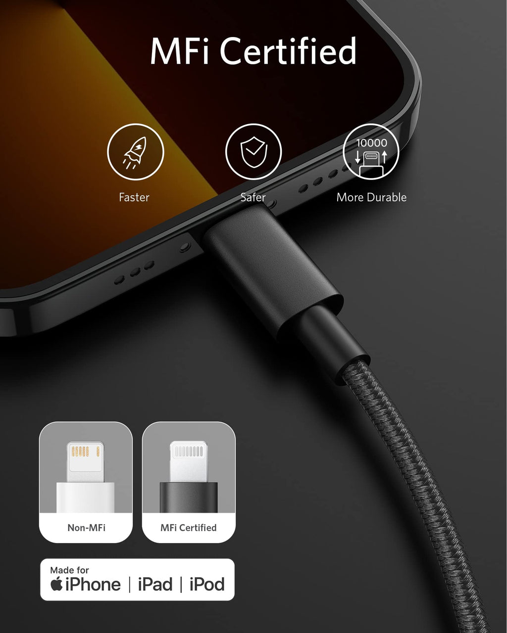 Anker 331 USB-C to Lightning Cable
