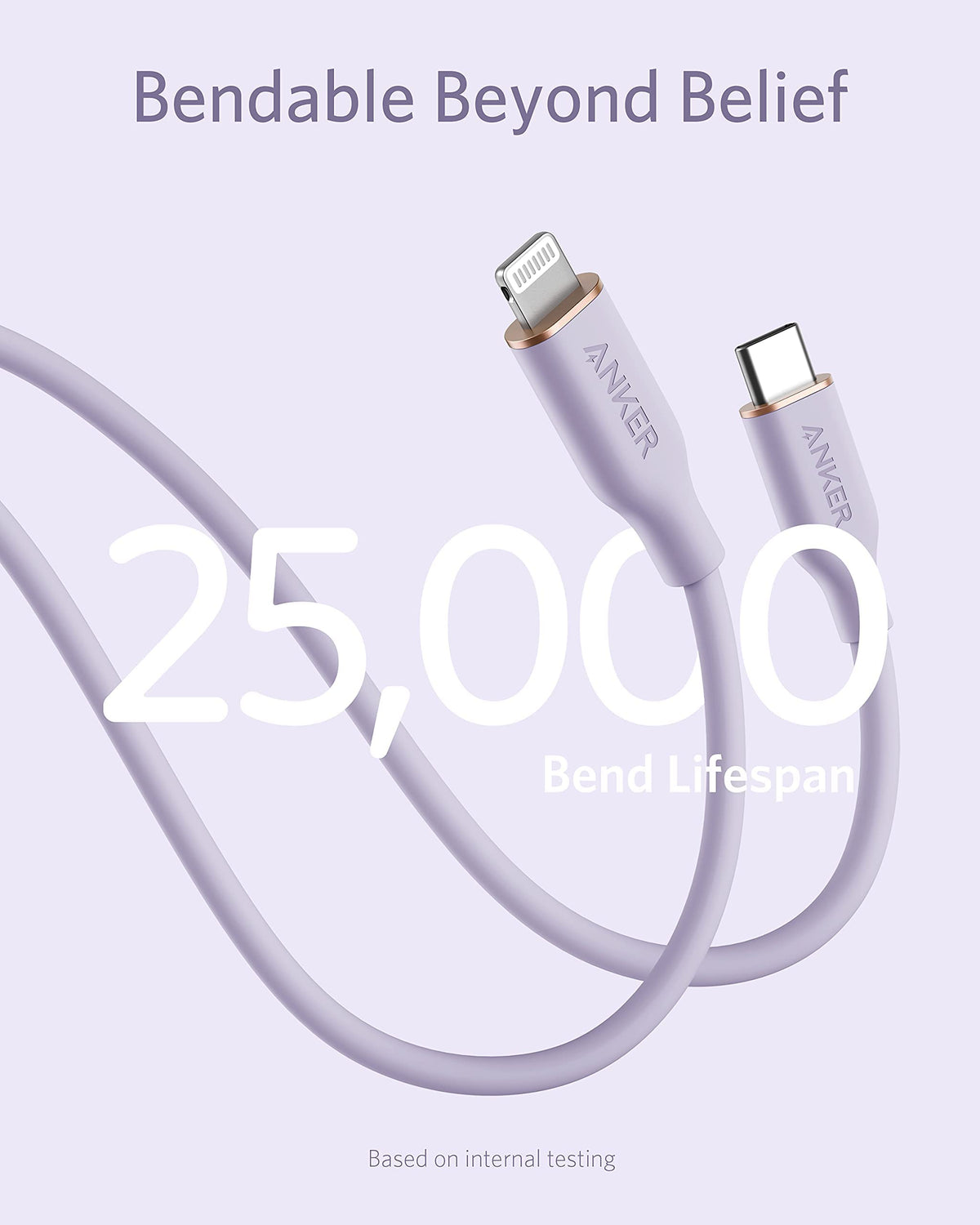 Anker 641 USB-C to Lightning Cable (Flow, Silicone)