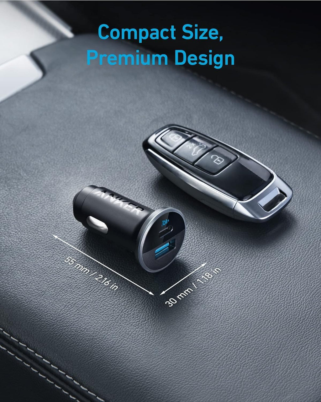 Anker 323 Car Charger (52.5 W)