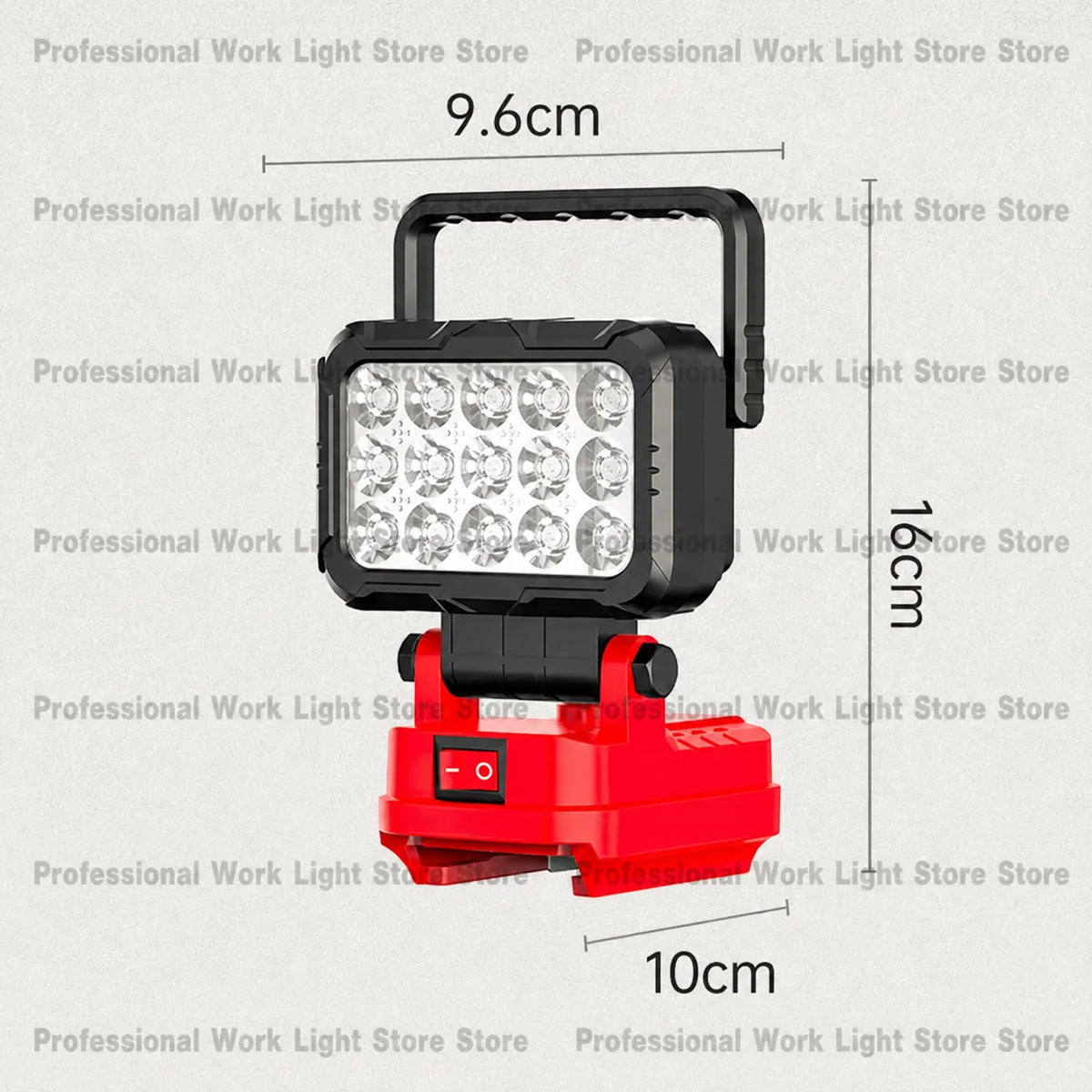 LED Work Light For Milwaukee 18V Battery Cordless Camping Lights Portable Flood Lamp Flashlight Power Tool Accessory