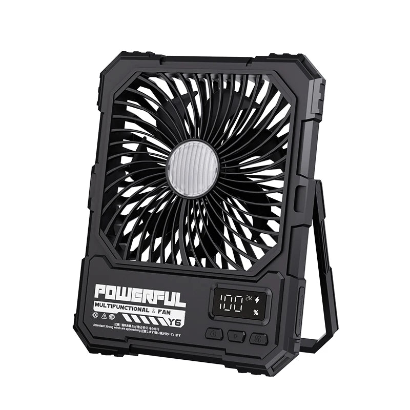 Desktop Fan 20000mAh Rechargerable Portable Foldable Table Fan