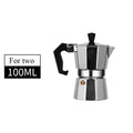 Aluminum Moka Pot Suitable for Electric Stove Top Coffee Maker Espresso Drip Filter Moka Pot Heater Household Use