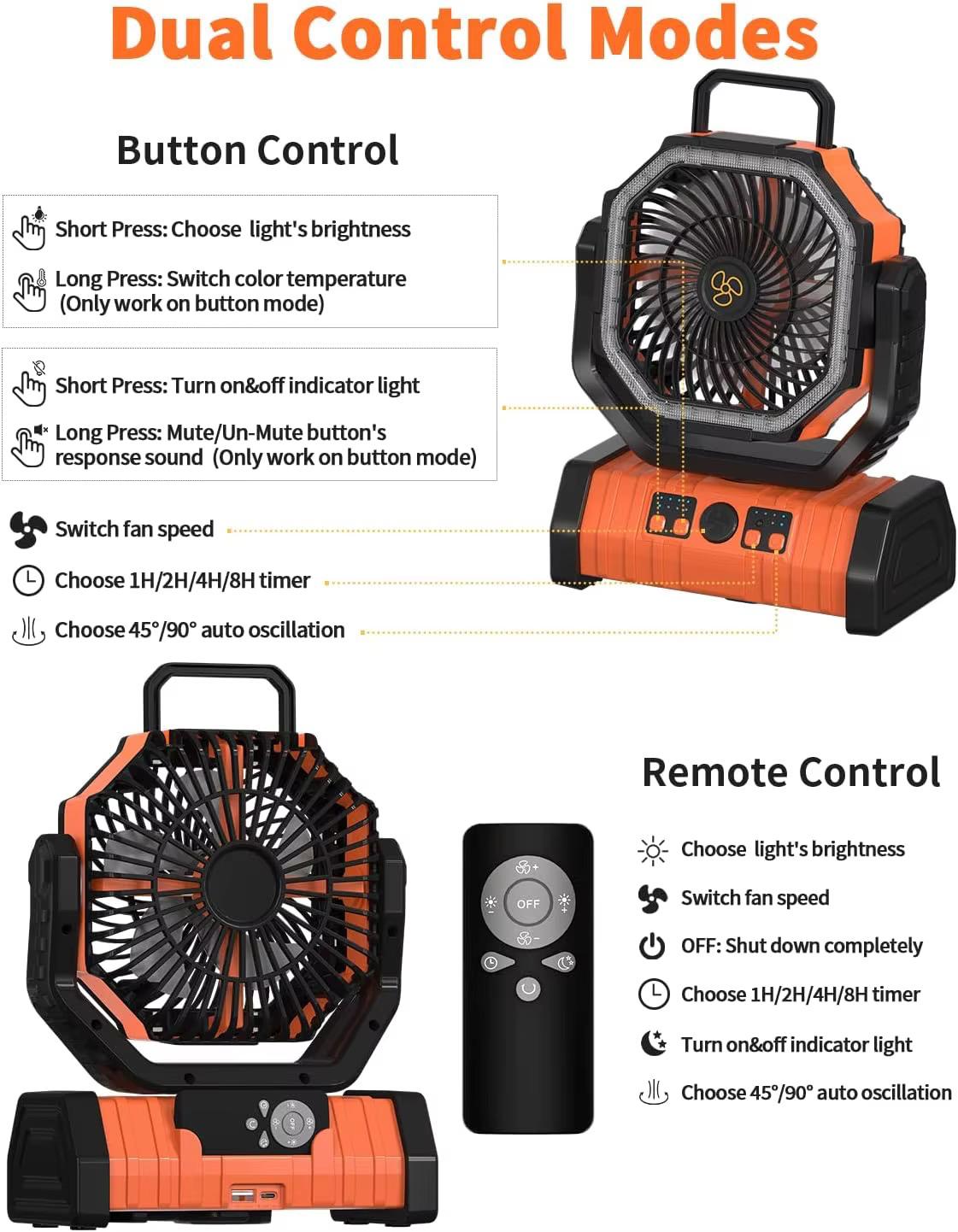 Rechargeable Fan F6