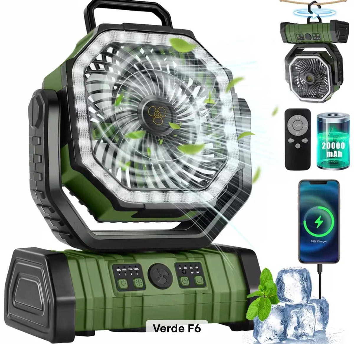 Rechargeable Fan F6