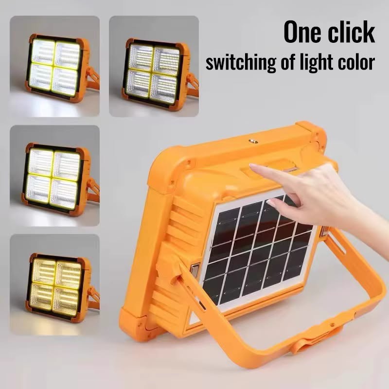 The JENSJ-905 is a durable Portable Outdoor LED Work Light Whit Solar Panel   / Floodlight (Model: JENSJ-905)