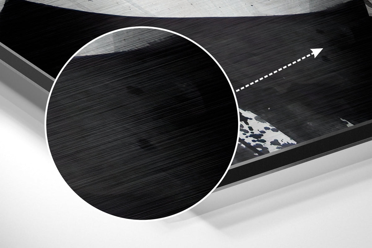 Blue Eye Brushed Aluminium Dibond Wall Art