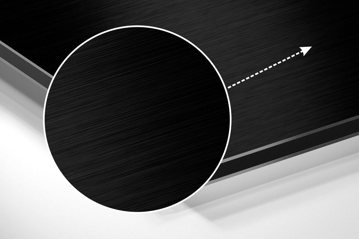Rocks Brushed Aluminium Dibond Wall Art